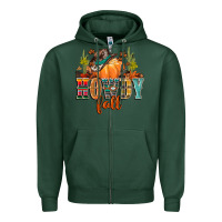 Sports Green howdy fall Zipper Hoodie - CowGirlArtShop