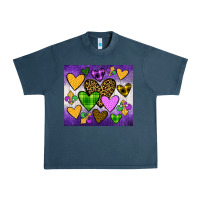 Midnight Navy mardi gras Urban Heavy Tee - JahusDesignShop