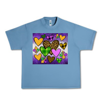 Pebble Blue mardi gras Urban Heavy Tee - JahusDesignShop