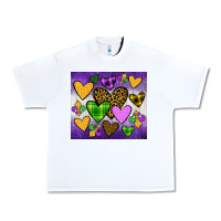 White mardi gras Urban Heavy Tee - JahusDesignShop