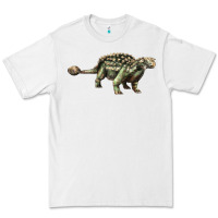 White Ankylosaurus T-Rex Premium Tee - LillyAllenDesigns