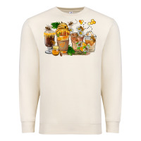 Sandshell Honey Bee Coffee Cups Premium Sweatshirt - FaDigitalArtStudio