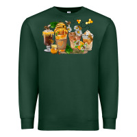 Sports Green Honey Bee Coffee Cups Premium Sweatshirt - FaDigitalArtStudio