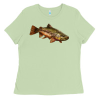Matcha brown trout Ladies Tee - LillyAllenDesigns