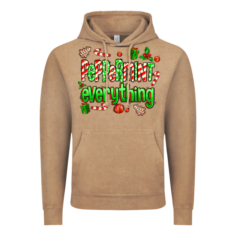 Peppermint Everything Vintage Hoodie by MaliasSmallBusiness | Teevron
