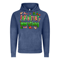 Vintage Denim Peppermint Everything Vintage Hoodie - MaliasSmallBusiness