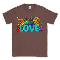 Chestnut Western LGBTQ+ Love Rainbow Classic Tee - BundleAndBundleShop