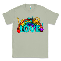 Matcha Western LGBTQ+ Love Rainbow Classic Tee - BundleAndBundleShop