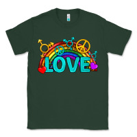Sports Green Western LGBTQ+ Love Rainbow Classic Tee - BundleAndBundleShop