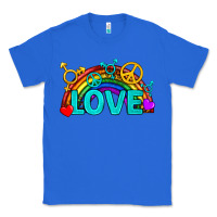 True Royal Western LGBTQ+ Love Rainbow Classic Tee - BundleAndBundleShop