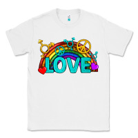 Western Lgbtq+ Love Rainbow Classic Tee | Teevron