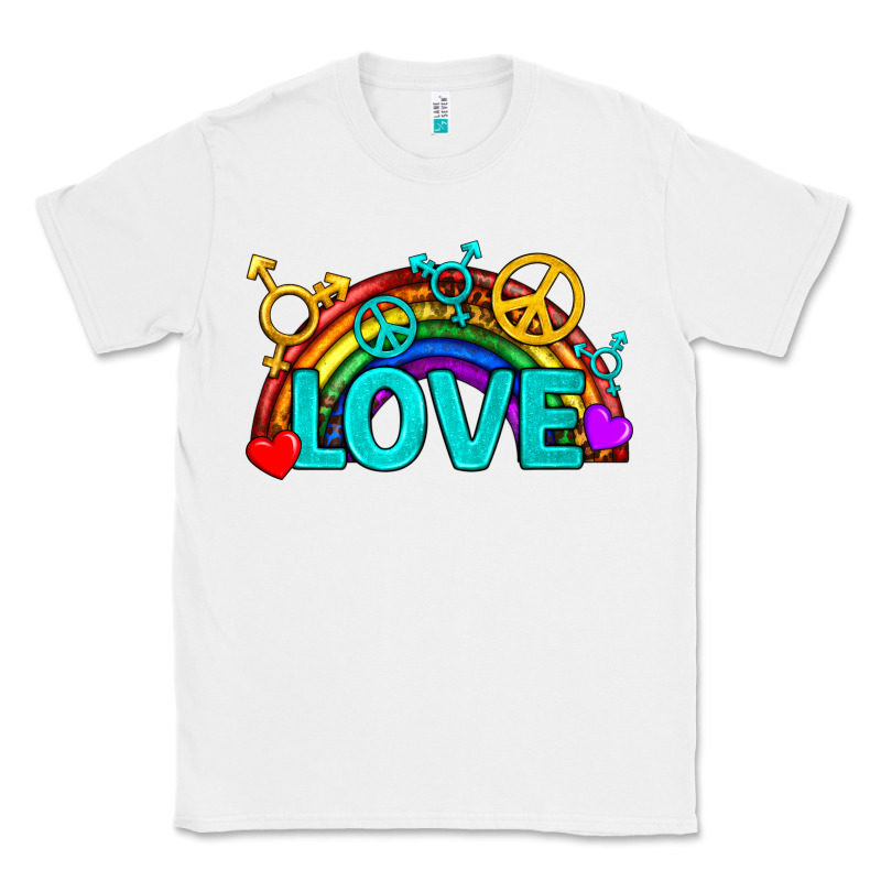 Western Lgbtq+ Love Rainbow Classic Tee by BundleAndBundleShop | Teevron