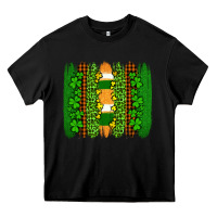 Black st patricks  brushstrokes Heavy Core Tee - AdoDesignShop