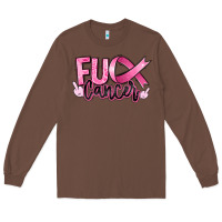 Chestnut Fu*ck Cancer Long Sleeve Tee - RanaPortraitStore
