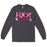 Smoke Fu*ck Cancer Long Sleeve Tee - RanaPortraitStore