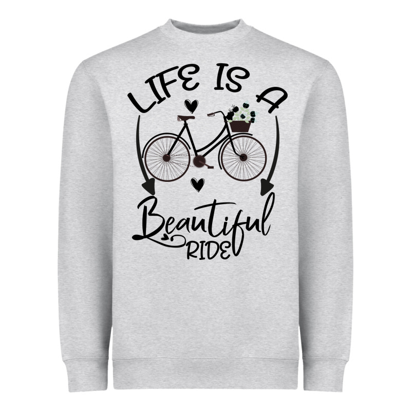 Life Is A Beautiful Ride Heavyweight Sweatshirt by Bettercallsaul | Teevron