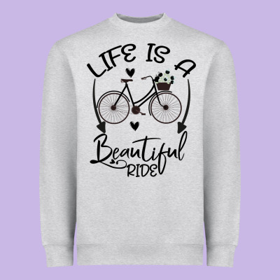 Life Is A Beautiful Ride Heavyweight Sweatshirt Designed By Bettercallsaul