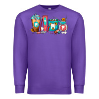 Purple Dentist Coffee Cups Premium Sweatshirt - FaDigitalArtStudio