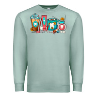 Seafoam Dentist Coffee Cups Premium Sweatshirt - FaDigitalArtStudio