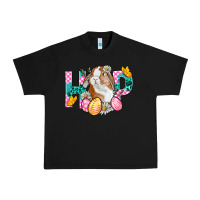 Black Hop Bunny Easter Urban Heavy Tee - BundleAndBundleShop