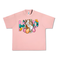 Salmon Hop Bunny Easter Urban Heavy Tee - BundleAndBundleShop