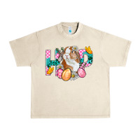 Sandshell Hop Bunny Easter Urban Heavy Tee - BundleAndBundleShop