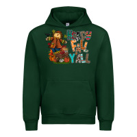 Forest Green happy fall y all Urban Hoodie - CowhideDigitalArt