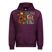 Mauve Wine happy fall y all Urban Hoodie - CowhideDigitalArt
