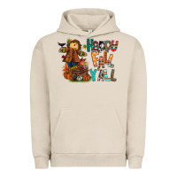 Pigment French Oak happy fall y all Urban Hoodie - CowhideDigitalArt