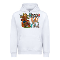 White happy fall y all Urban Hoodie - CowhideDigitalArt