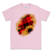 Bubblegum Pink sunflower Christmas patch Classic Tee - JahusDesignShop