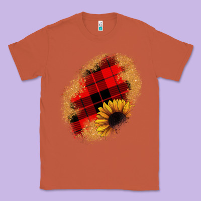 Sunflower Christmas Patch Classic Tee Designed By Jahusdesignshop