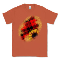 Copper sunflower Christmas patch Classic Tee - JahusDesignShop
