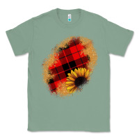 Sage sunflower Christmas patch Classic Tee - JahusDesignShop