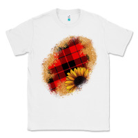 White sunflower Christmas patch Classic Tee - JahusDesignShop