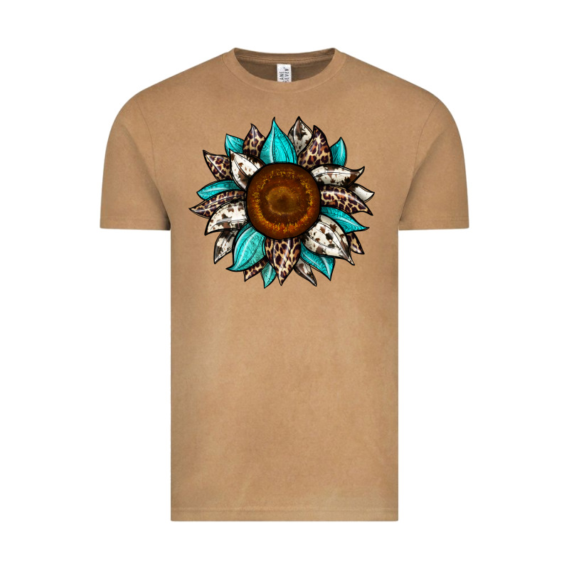 Sunflower Cowhide Vintage Tee by JahusDesignShop | Teevron