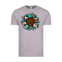 Vintage Zinc sunflower cowhide Vintage Tee - JahusDesignShop