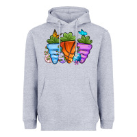 Heather Grey Basketball Easter sports carrots Heavyweight Hoodie - OliviaCreatesArt