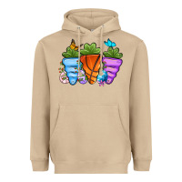 Mushroom Basketball Easter sports carrots Heavyweight Hoodie - OliviaCreatesArt