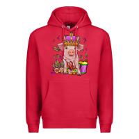 Cardinal mardi gras pig Premium Hoodie - OliviaCreatesArt
