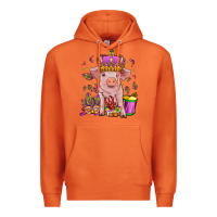 Carrot mardi gras pig Premium Hoodie - OliviaCreatesArt