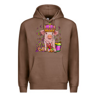 Chestnut mardi gras pig Premium Hoodie - OliviaCreatesArt