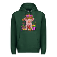 Sports Green mardi gras pig Premium Hoodie - OliviaCreatesArt