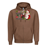 Chestnut we whiskey you a merry christmas Zipper Hoodie - CowGirlArtShop