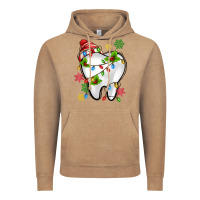 Vintage Coffee Christmas Teeth Dentist Vintage Hoodie - MaliasSmallBusiness