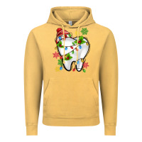 Vintage Mustard Christmas Teeth Dentist Vintage Hoodie - MaliasSmallBusiness