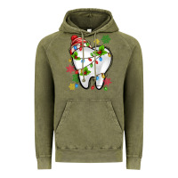 Vintage Olive Christmas Teeth Dentist Vintage Hoodie - MaliasSmallBusiness
