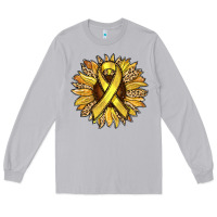 Moon Dust Child Cancer Awareness Sunflower Long Sleeve Tee - RanaPortraitStore