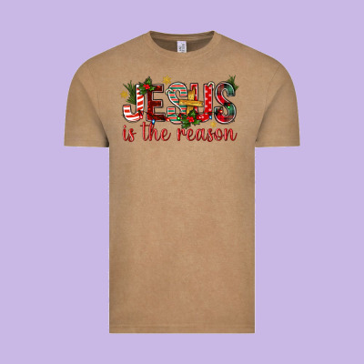 Jesus Is The Reason Christmas Bbs Vintage Tee Designed By Bundleandbundleshop