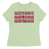 Matcha heartbreaker with leopard and cowhide Ladies Tee - NancyCooperArtShop